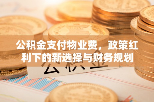巴中公积金支付物业费，政策红利下的新选择与财务规划