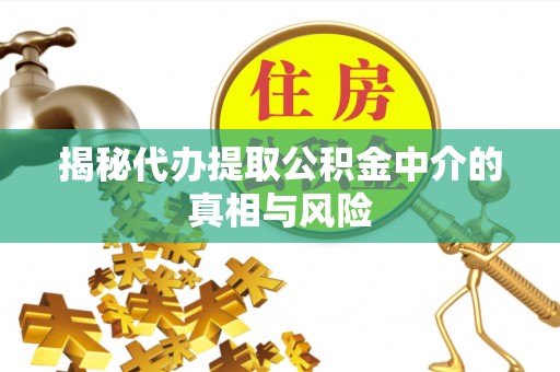 巴中揭秘代办提取公积金中介的真相与风险