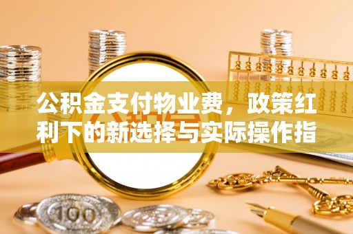 巴中公积金支付物业费，政策红利下的新选择与实际操作指南