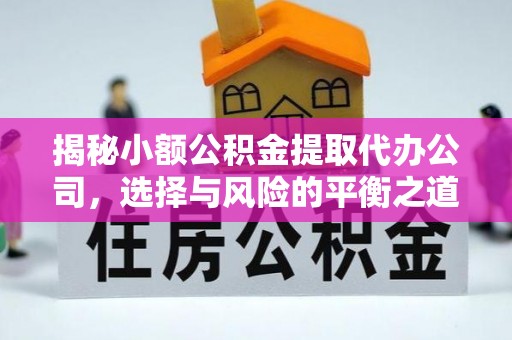 巴中揭秘小额公积金提取代办公司，选择与风险的平衡之道