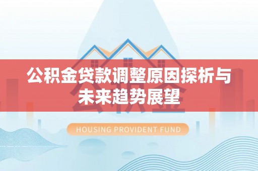 巴中公积金贷款调整原因探析与未来趋势展望