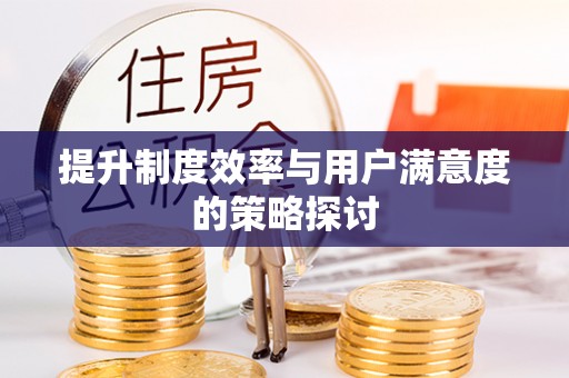 巴中提升制度效率与用户满意度的策略探讨